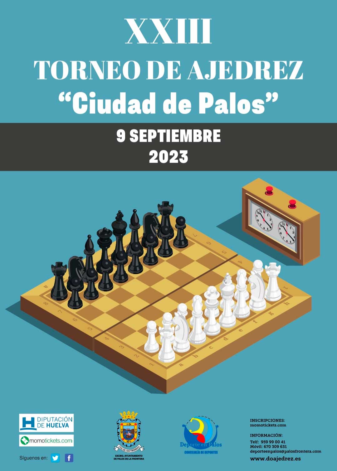 Torneo de ajedrez ciudad de PAlos 9 de septiembre 2023