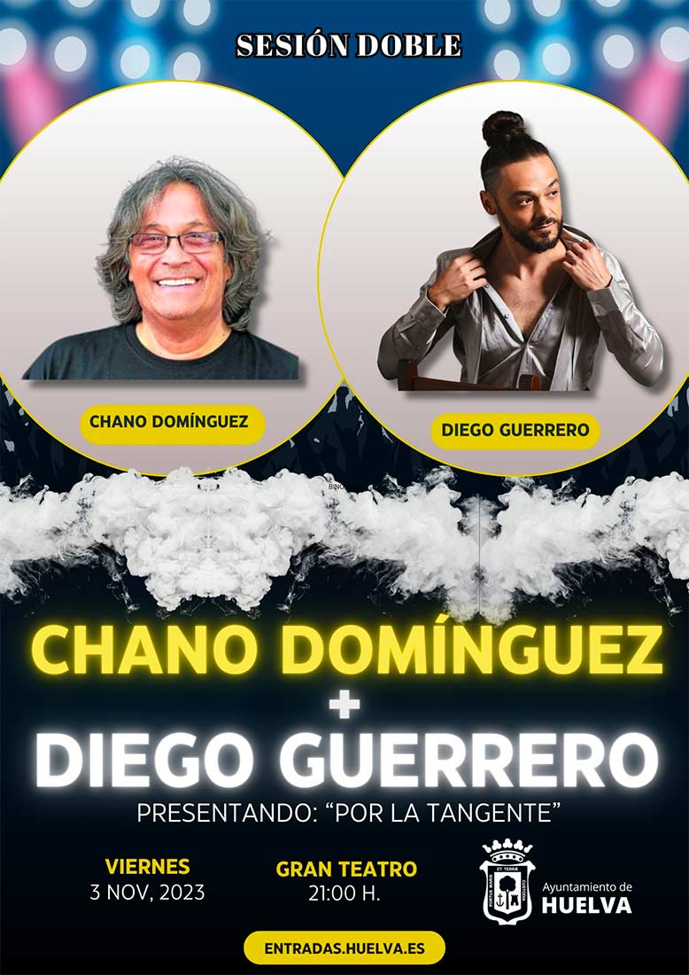 Diego Guerrero Chano Dominguez por la tangente concierto sesion doble 3 de noviembre