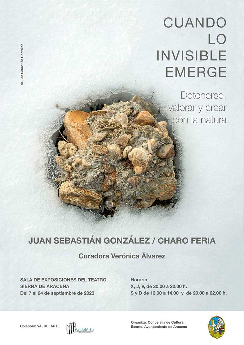 Exposicion Cuando lo invisible emerge Juan Sebastian Gonzalez Charo Feria del 7 al 24 de septiembre 2023