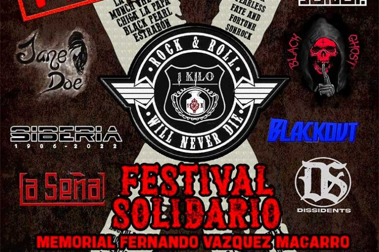 Festival 1 kilo de rock solidario 30 de septiembre 2023