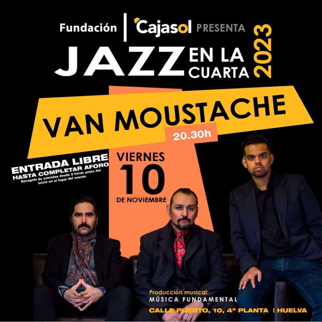 Van Moustache jazz en la cuarta viernes 10 de noviembre 2023