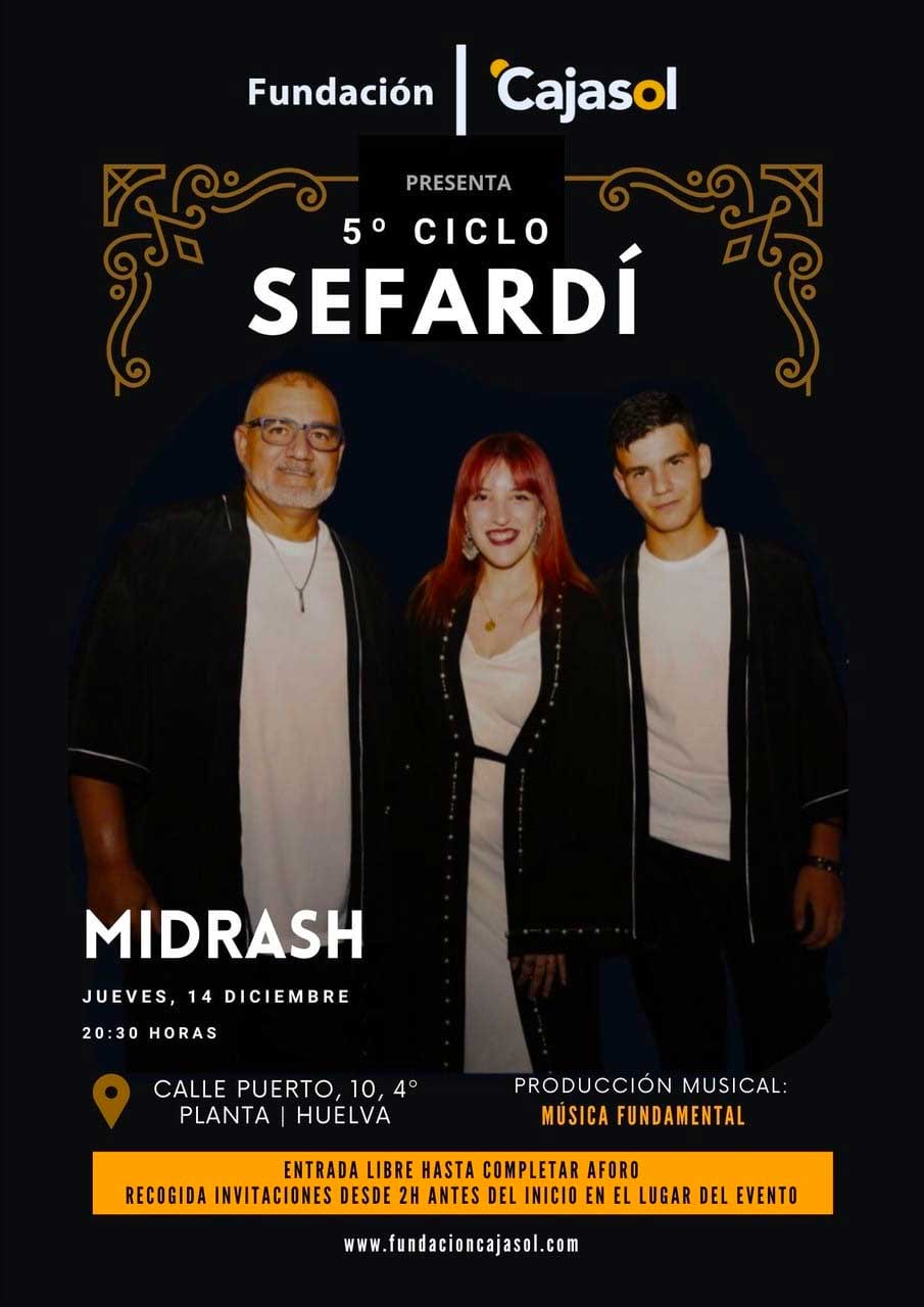 14 de diciembre concierto Midrash ciclo de musica sefardi fundacion cajasol 2023 navidad diciembre