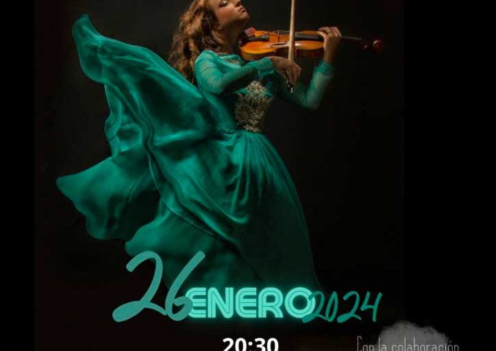 Rocio Medina en concierto 26 de enero casa colon de Huelva el alma entre cuerdas 2024