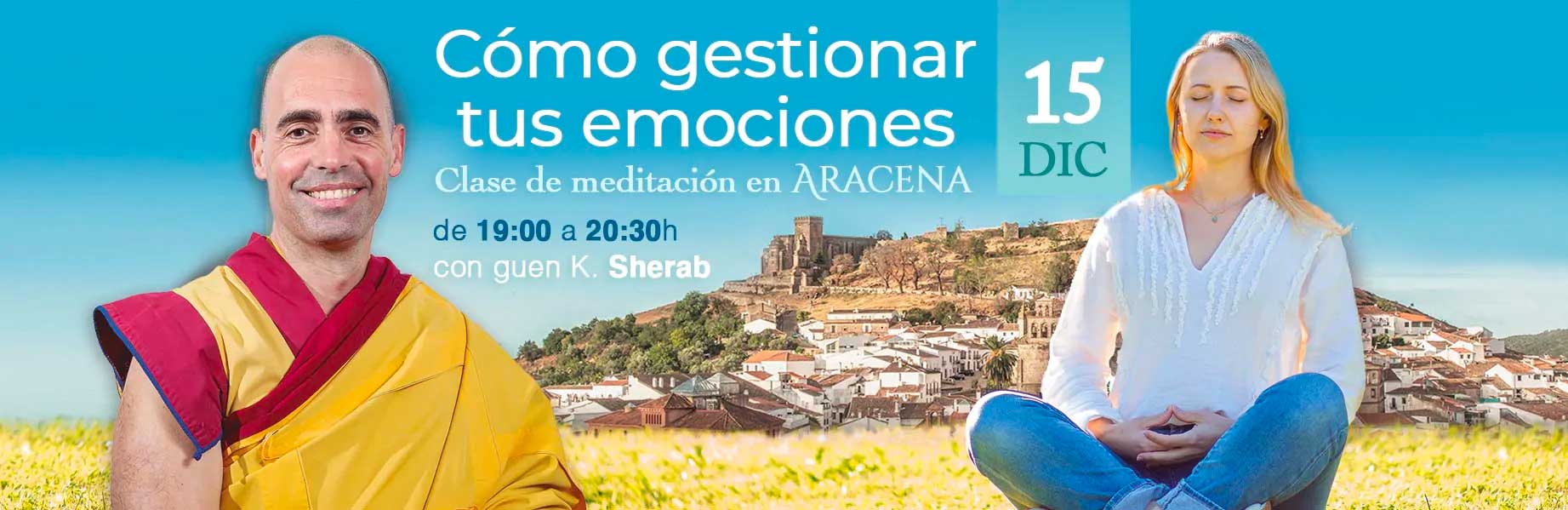 clases de meditacion en Aracena 15 de diciembre 2023