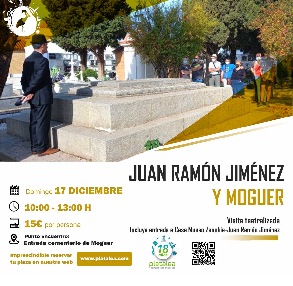 visita teatralizada Juan Ramon Jimenez y Moguer 17 de diciembre 2023