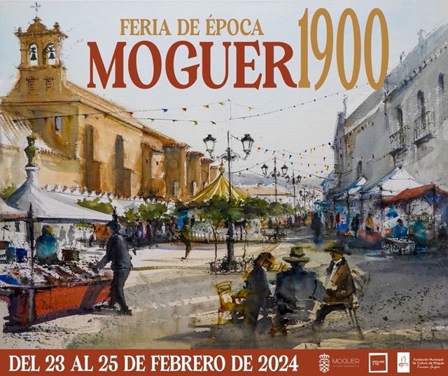 cartel feria 1900 Moguer