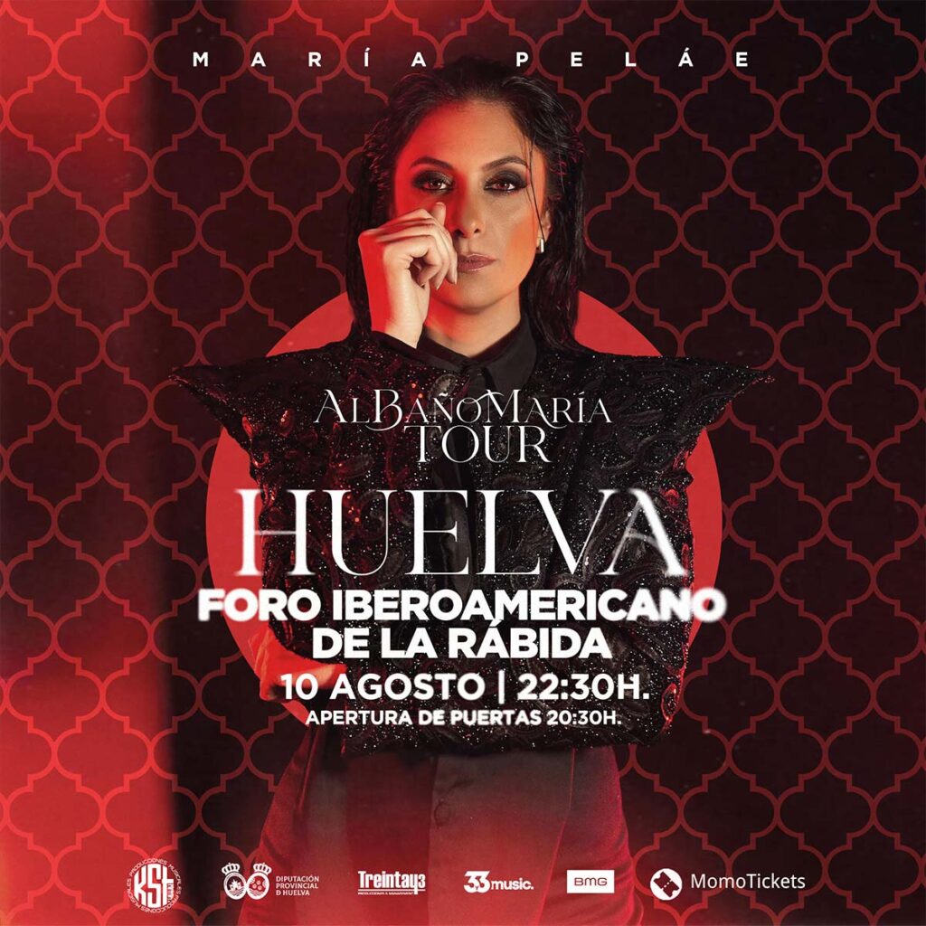 Maria Pelae en concierto en el foro iberoamericano de la Rabida el 10 de agosto 2024