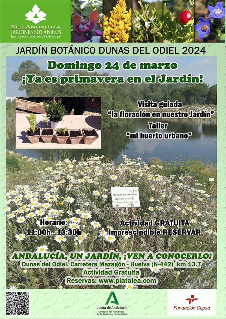 visita giuada jardin botanico taller huerto urbano 24 de marzo