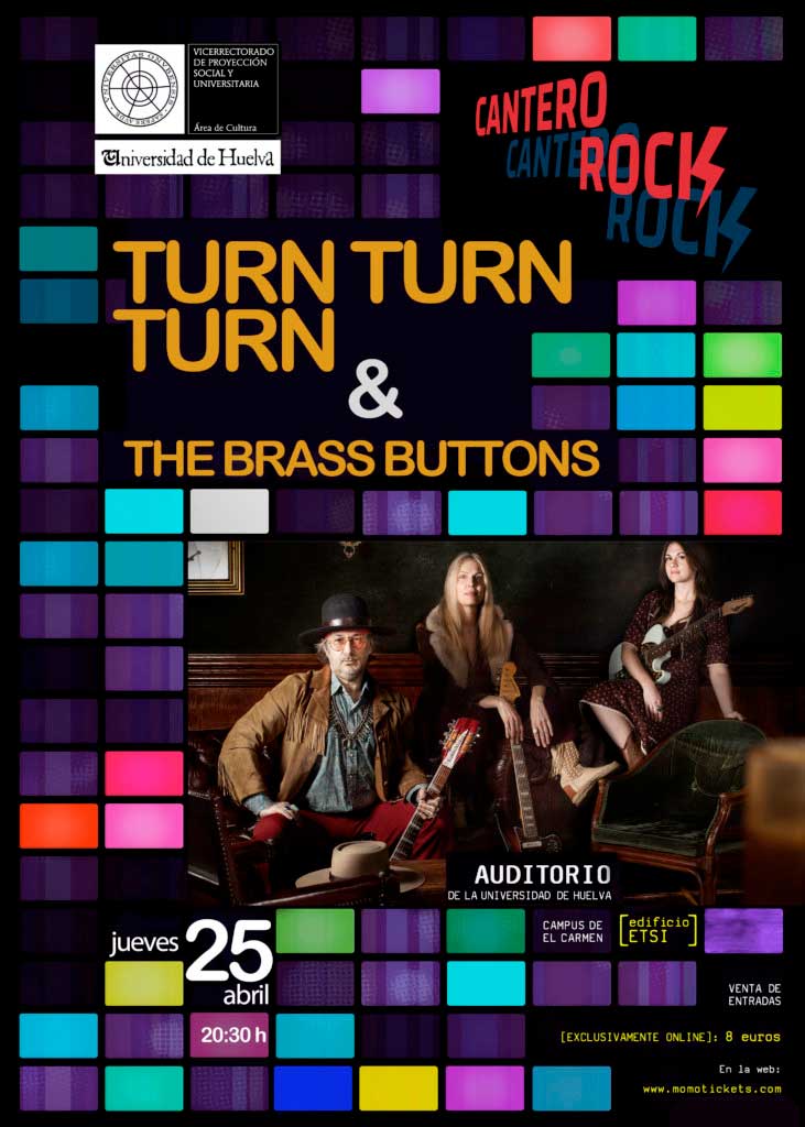 Cantero rock Turn turn turn and the brass buttons 25 de abril 2024