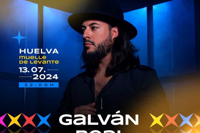 Galvan Real en Huelva 13 de julio dfe 2024 Festival Onuba Live 2024 muelle de levante