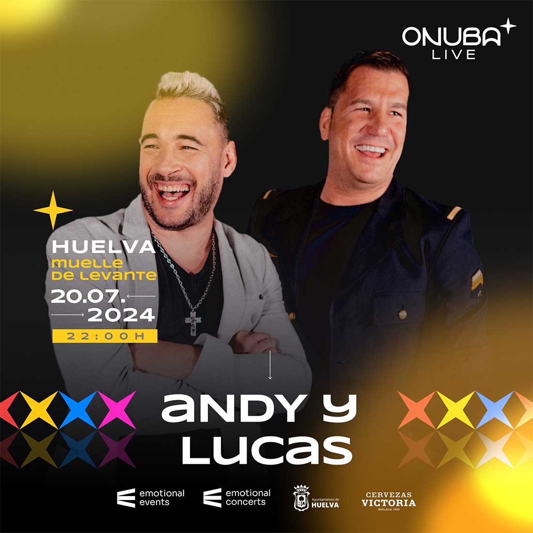 andy y lucas Huelva 20 de julio Muelle de Levante Festival Onuba Live 2024
