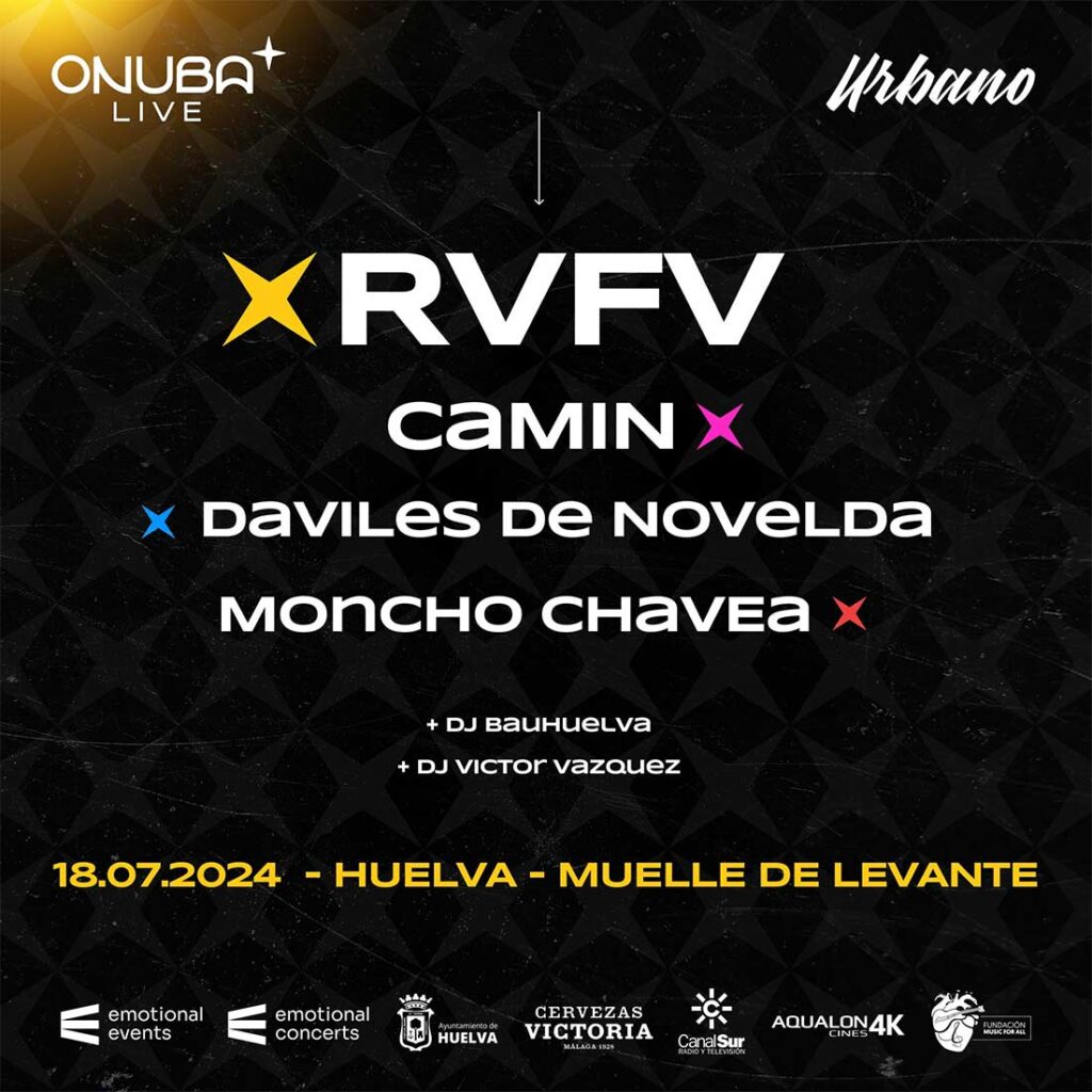 conciertos rvfv camin daviles de novelda moncho chavea 18 de julio Onuba Live